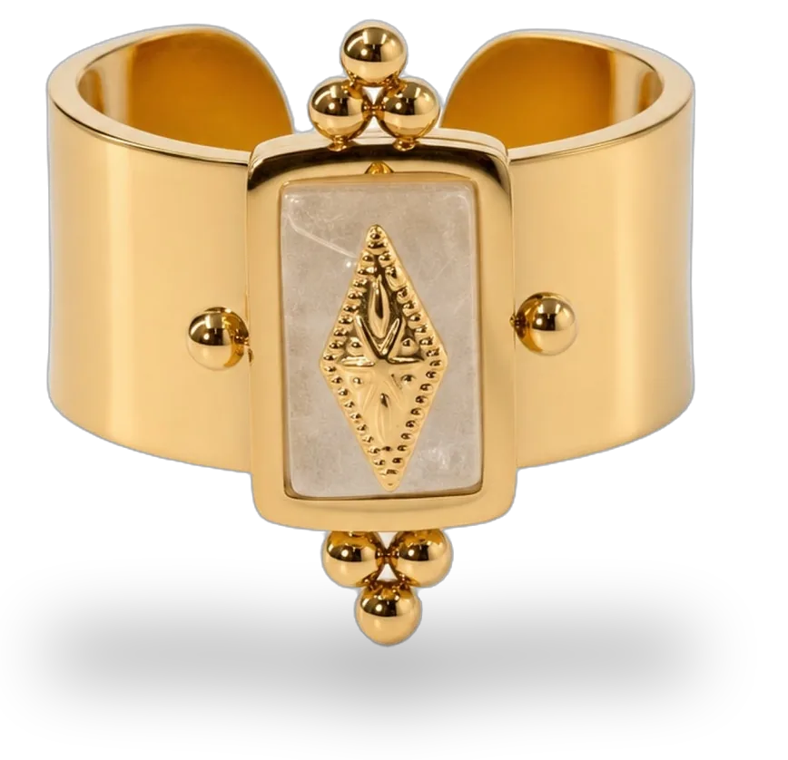 Royal Knight Ring — 18k gold plated stainless steel ring by Stylr